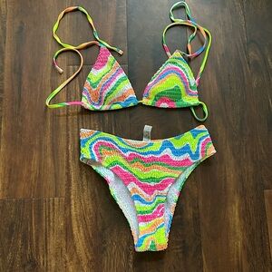 Colorful Swirl Bikini Set